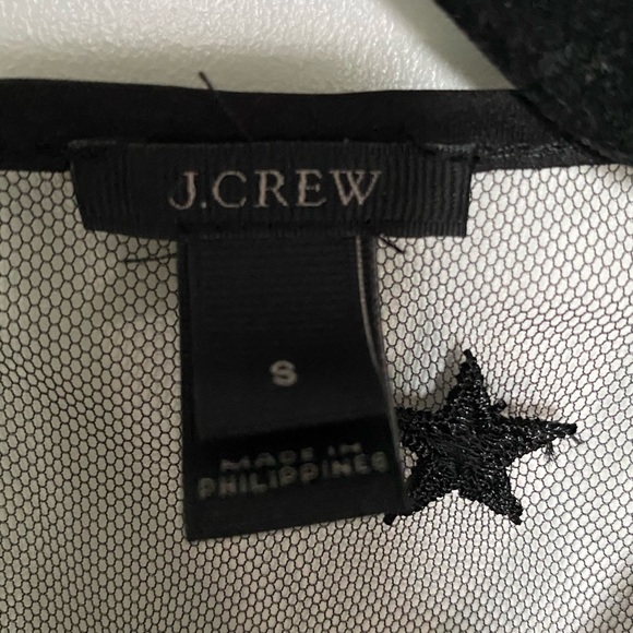 J. Crew Tulle Star Print Top - Picture 4 of 4